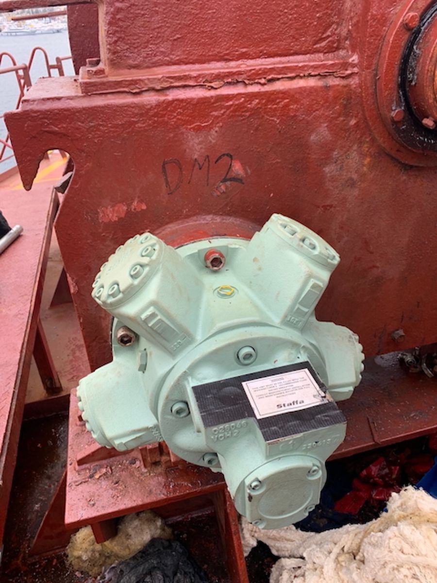 New hydraulic motor ready for installation